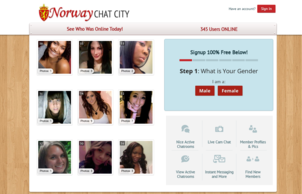 Norway Chat City Homepage Image